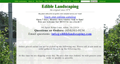 Desktop Screenshot of ediblelandscaping.com